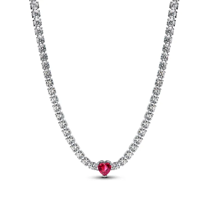 Necklaces Pandora Pandora Halo Heart Choker