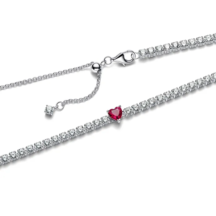 Necklaces Pandora Pandora Halo Heart Choker