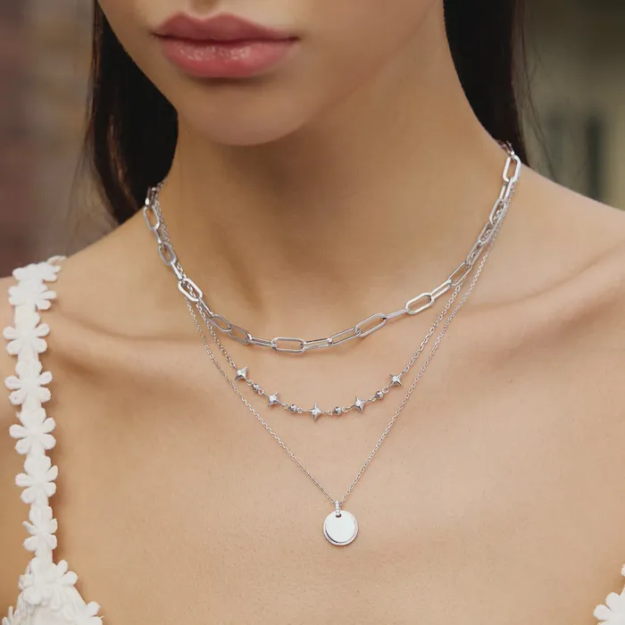 Necklaces Sunny Sparkler Sparkling Star Station Necklace Ania Haie
