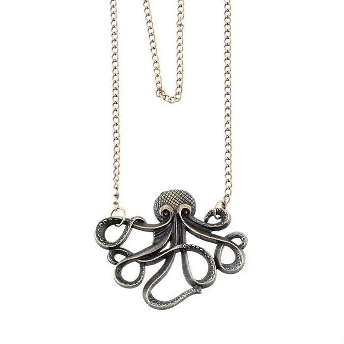 Octopus Pattern Chain Necklace for Women sparklingselections Necklaces