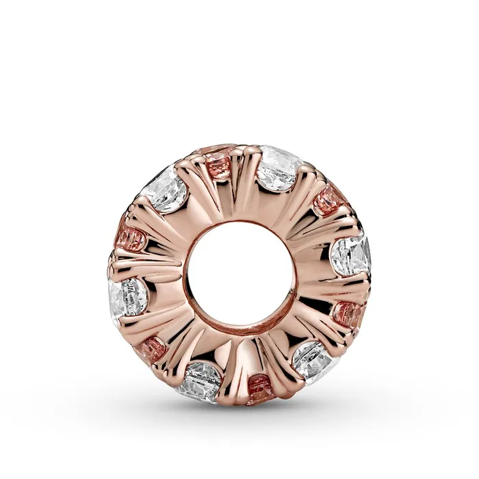 Pandora Charm Necklaces Pandora Pink Clear Sparkle Charm Pandora Charm Necklaces Pandora Pink Clear Sparkle Charm