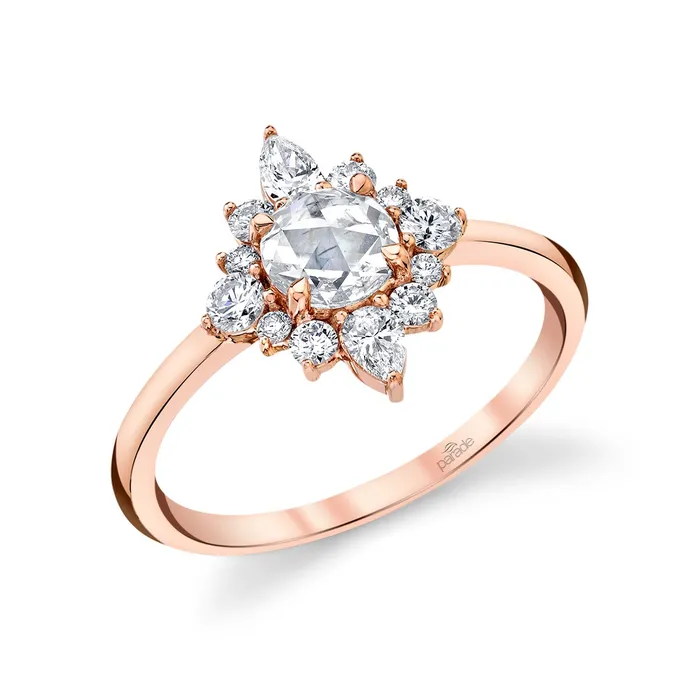 Parade 14Kt Lumiere RoseCut Diamond Engagement Ring Parade Designs Rings Parade 14Kt Lumiere RoseCut Diamond Engagement Ring Parade Designs Rings