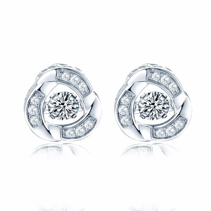 sparklingselections Earrings Silver Stud Earrings for Women