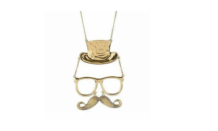 sparklingselections Necklaces Gold Skull Pendant Necklace