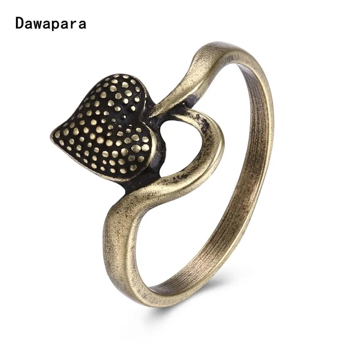 sparklingselections Rings Love Heart Wave Ring for Women