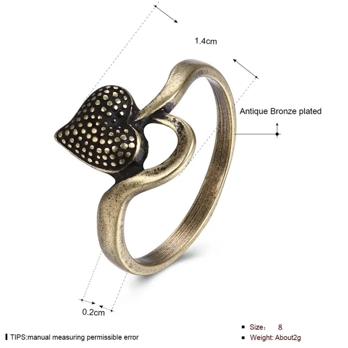 sparklingselections Rings Love Heart Wave Ring for Women