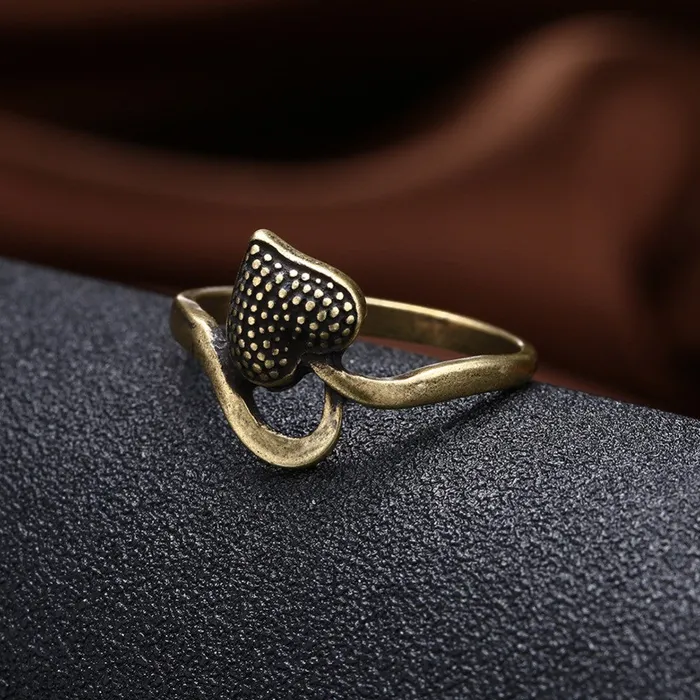 sparklingselections Rings Love Heart Wave Ring for Women