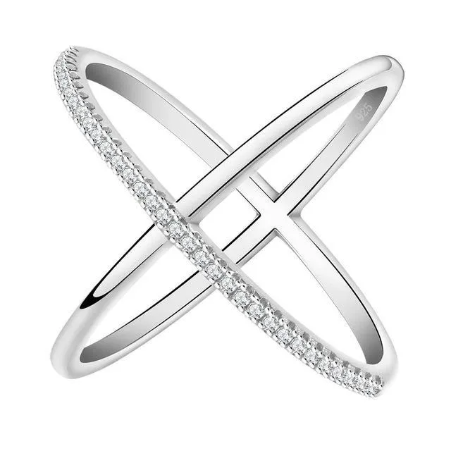 sparklingselections Rings ORSA JEWELS 2017 Newest Design Infinity Ring with 36 Pieces Micro Paved CZ Fashion Women Silver Color Rings Wholesale OR66 sparklingselections Rings ORSA JEWELS 2017 Newest Design Infinity Ring with 36 Pieces Micro Paved CZ Fashion Women Silver Color Rings Wholesale OR66