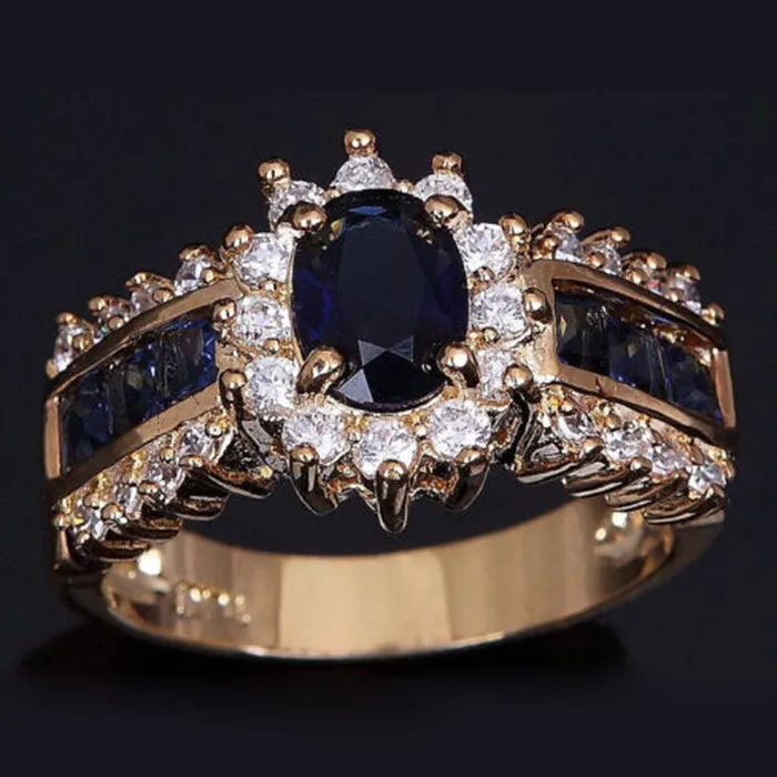 sparklingselections Trendy Blue Crystal Engagement Ring 6789101112 Rings sparklingselections Trendy Blue Crystal Engagement Ring 6789101112 Rings