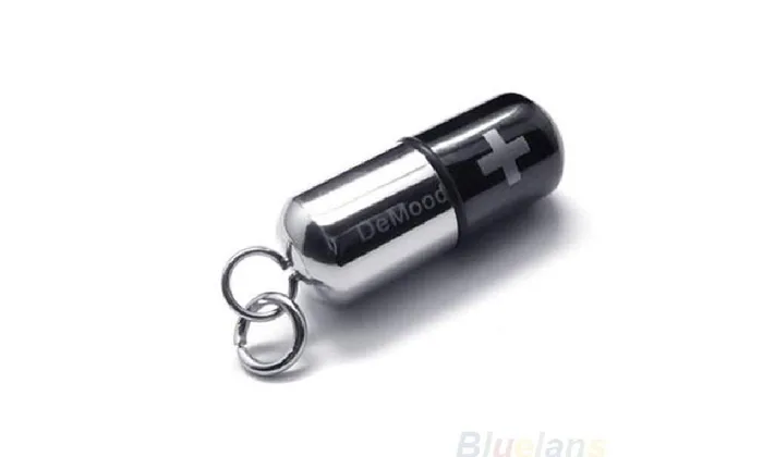 Stainless Steel Pill Pendant Cross Necklace Chain Black sparklingselections Necklaces Stainless Steel Pill Pendant Cross Necklace Chain Black sparklingselections Necklaces