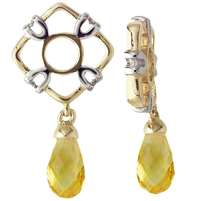 Storywheels PreStyled Sets Storywheels Citrine Diamond Teardrop Dangle 14K Gold Wheel ONLY 11 AVAILABLE262927 Storywheels PreStyled Sets Storywheels Citrine Diamond Teardrop Dangle 14K Gold Wheel ONLY 11 AVAILABLE262927
