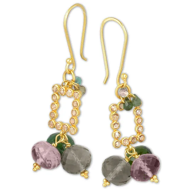 Tourmaline Diamond Earrings300469 Elisa Ilana Earrings
