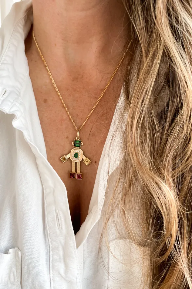 VAN Necklaces Disco Robot Necklace VAN Necklaces Disco Robot Necklace