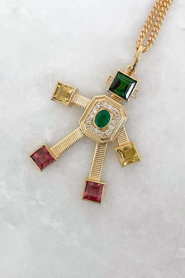 VAN Necklaces Disco Robot Necklace VAN Necklaces Disco Robot Necklace
