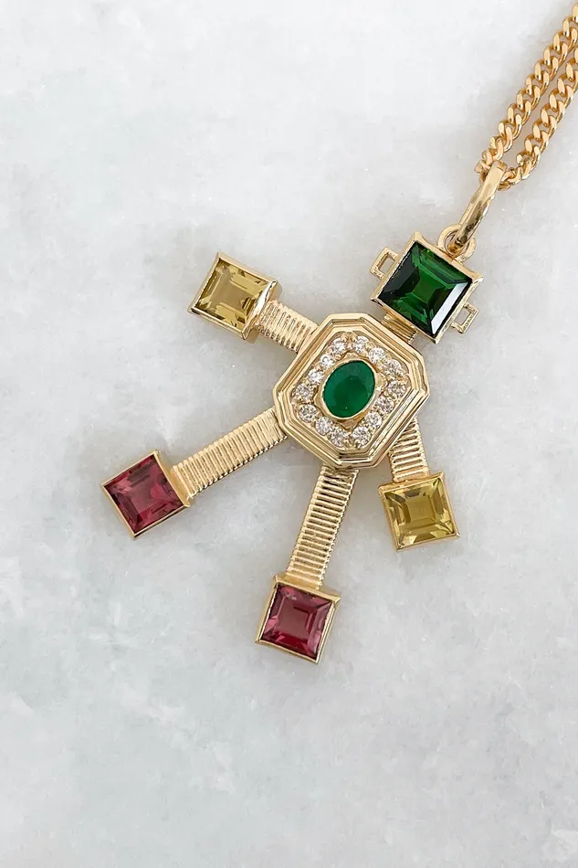 VAN Necklaces Disco Robot Necklace VAN Necklaces Disco Robot Necklace