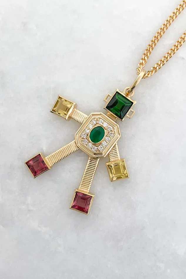 VAN Necklaces Disco Robot Necklace VAN Necklaces Disco Robot Necklace