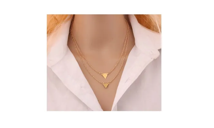 Womens Hammer Chain Long Strip Pendant Necklace sparklingselections Necklaces Womens Hammer Chain Long Strip Pendant Necklace sparklingselections Necklaces