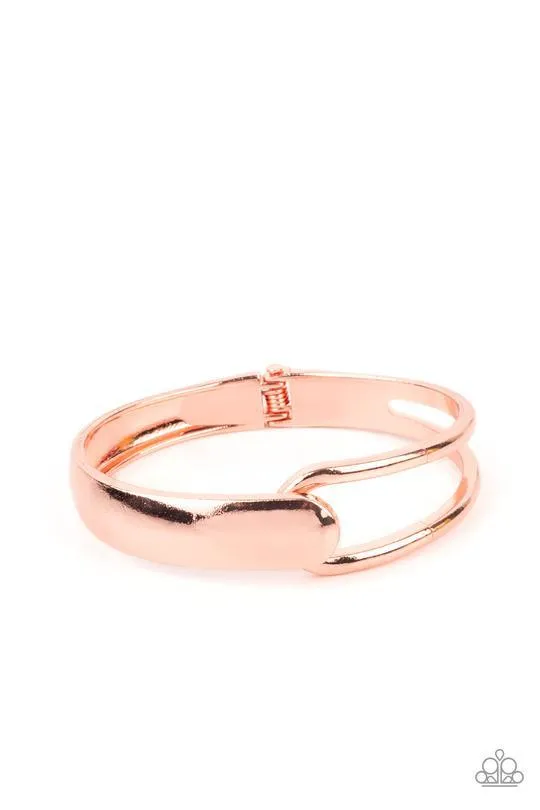 Bracelets Paparazzi Accessories Couture Clutcher Copper Bracelet Jewelry by Bretta