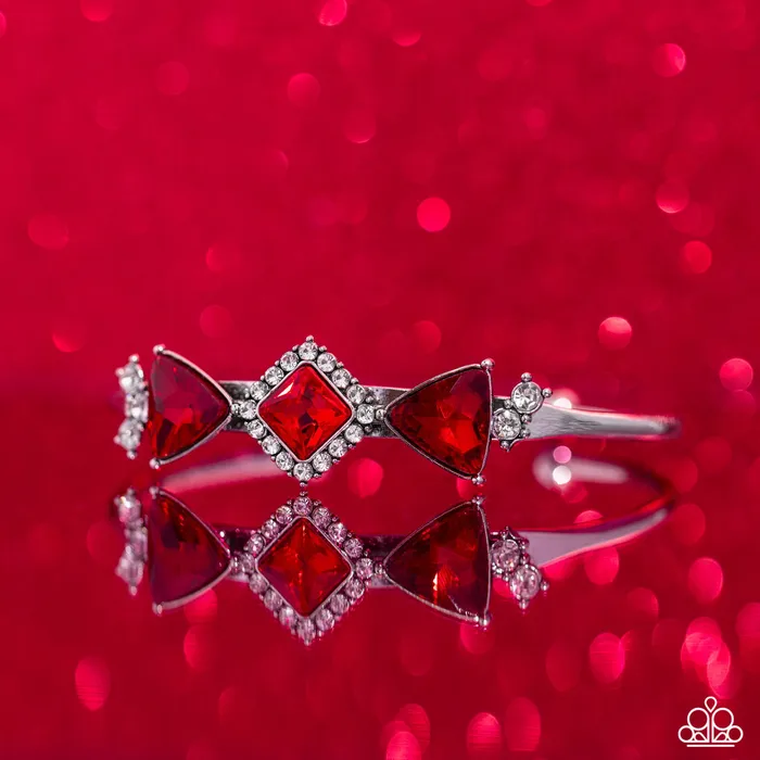 Bracelets Paparazzi Accessories Strategic Sparkle Red Bracelet Jewelry by Bretta