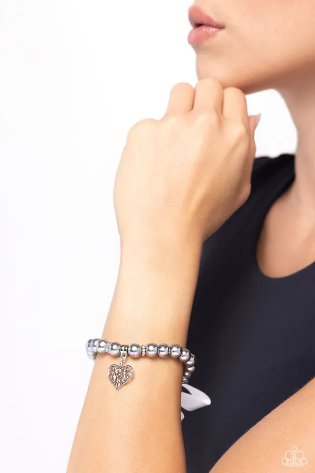 Bracelets Prim and Pretty Silver Bracelet Jewelry by Bretta Paparazzi Accessories