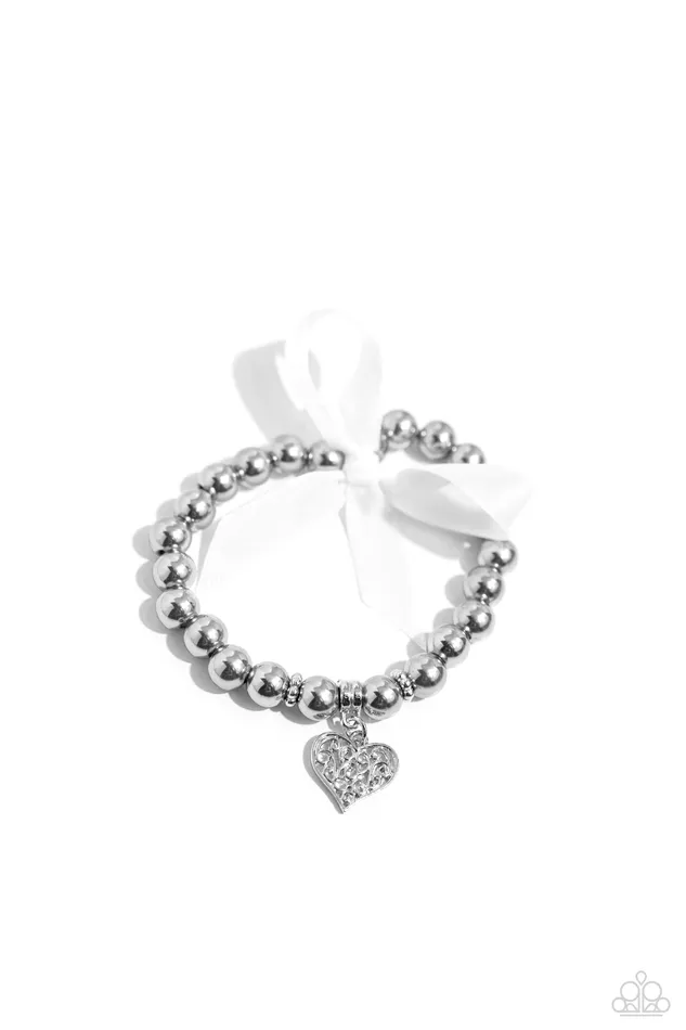 Bracelets Prim and Pretty Silver Bracelet Jewelry by Bretta Paparazzi Accessories