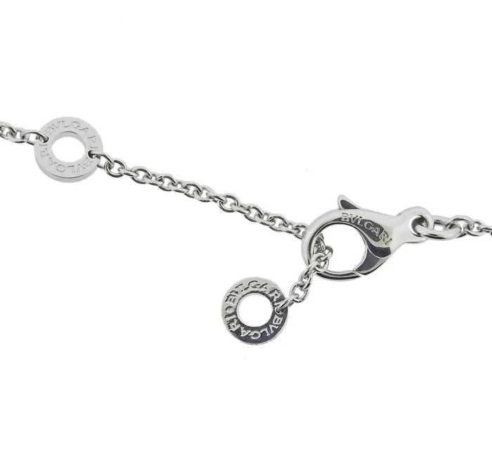 Bulgari BZero1 White Gold Pendant Necklace Bvlgari Necklaces