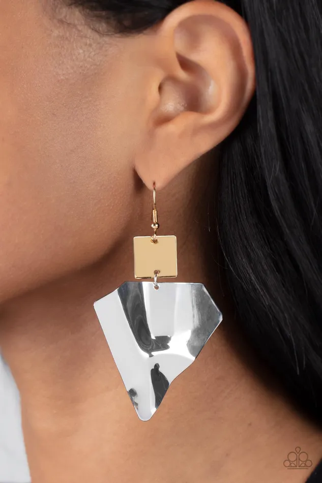 Earrings Deceivingly Deco Multi Earrings Jewelry by Bretta Paparazzi Accessories