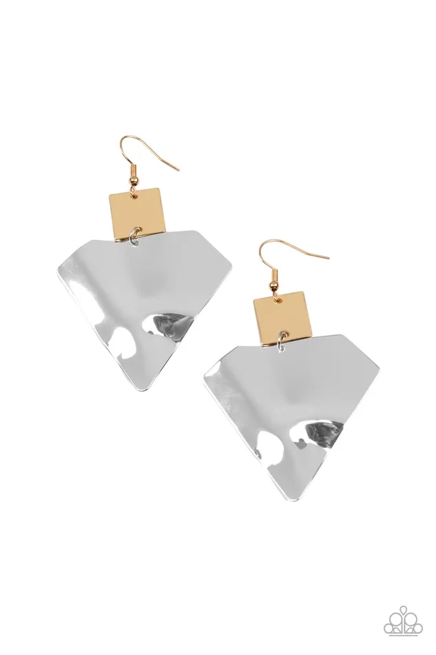 Earrings Deceivingly Deco Multi Earrings Jewelry by Bretta Paparazzi Accessories