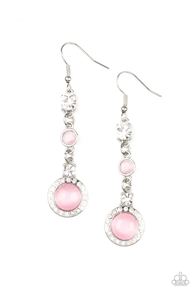 Earrings Paparazzi Accessories Epic Elegance Pink Earrings Jewelry by Bretta