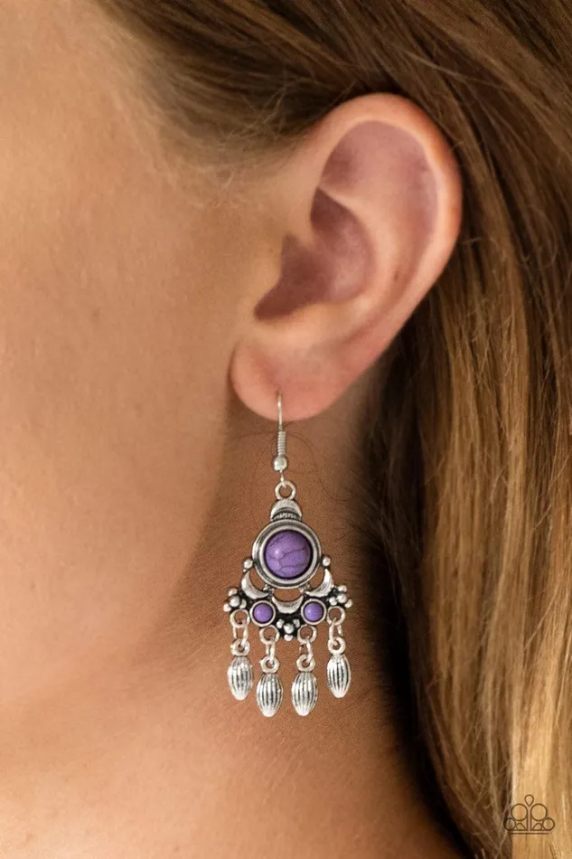 Earrings Paparazzi Accessories No Place Like HOMESTEAD Purple Earrings Jewelry by Bretta