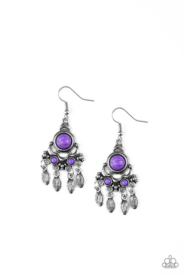 Earrings Paparazzi Accessories No Place Like HOMESTEAD Purple Earrings Jewelry by Bretta