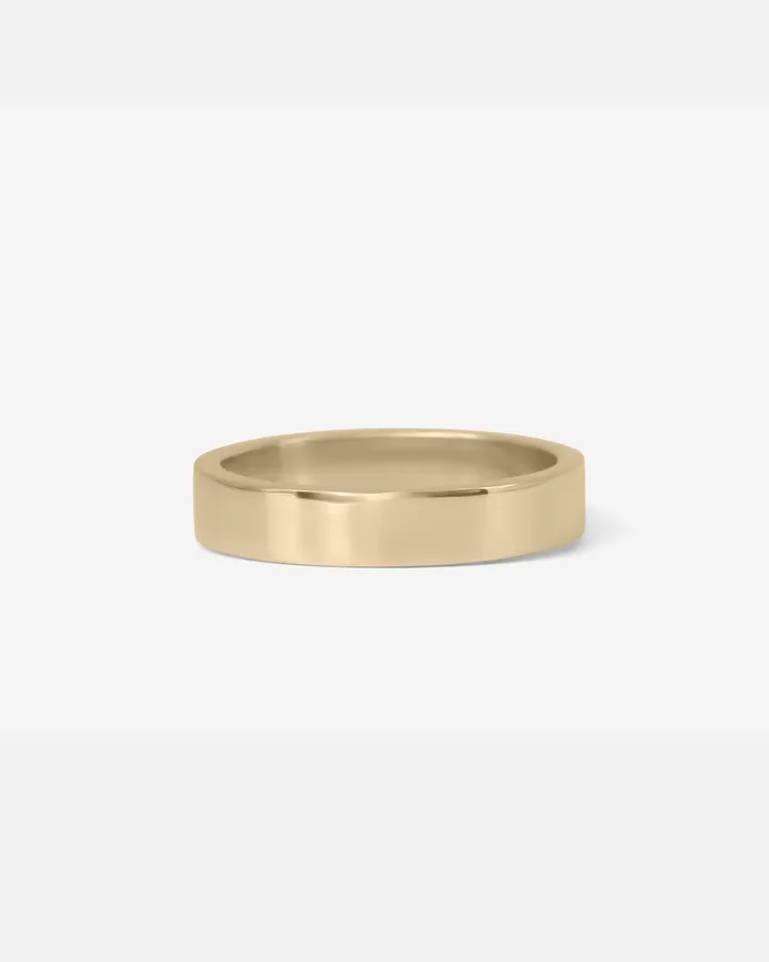 Fitzgerald Jewelry PreStyled Sets Flat Band 45mm in 18k Gold Fitzgerald Jewelry PreStyled Sets Flat Band 45mm in 18k Gold
