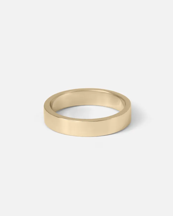 Fitzgerald Jewelry PreStyled Sets Flat Band 45mm in 18k Gold Fitzgerald Jewelry PreStyled Sets Flat Band 45mm in 18k Gold