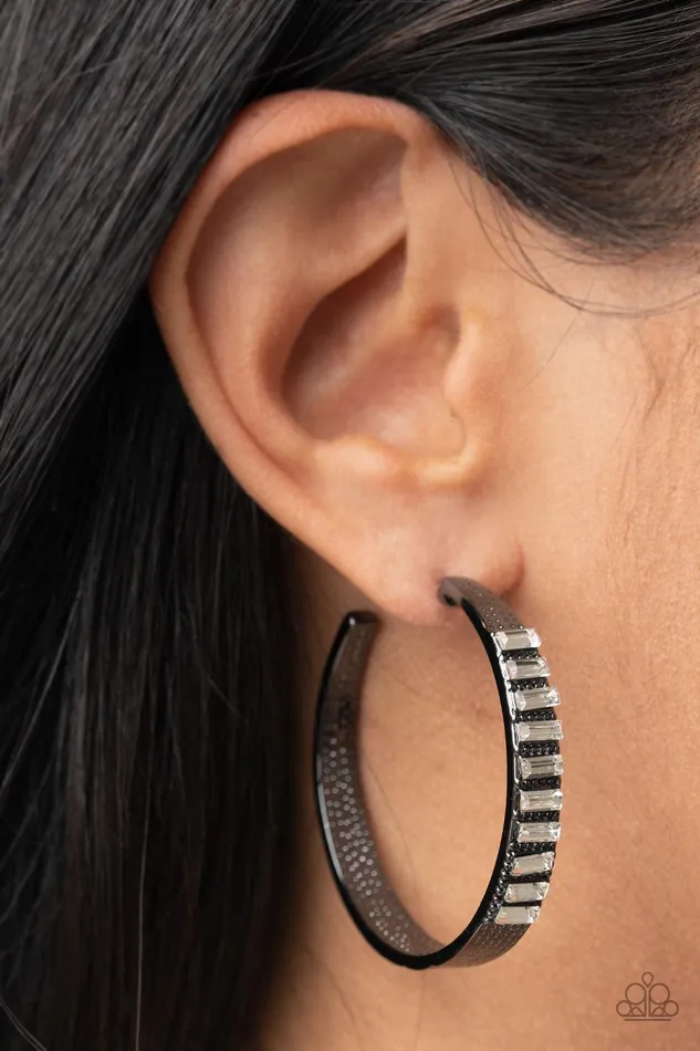More To Love Black Earrings Jewelry by Bretta Paparazzi Accessories Earrings