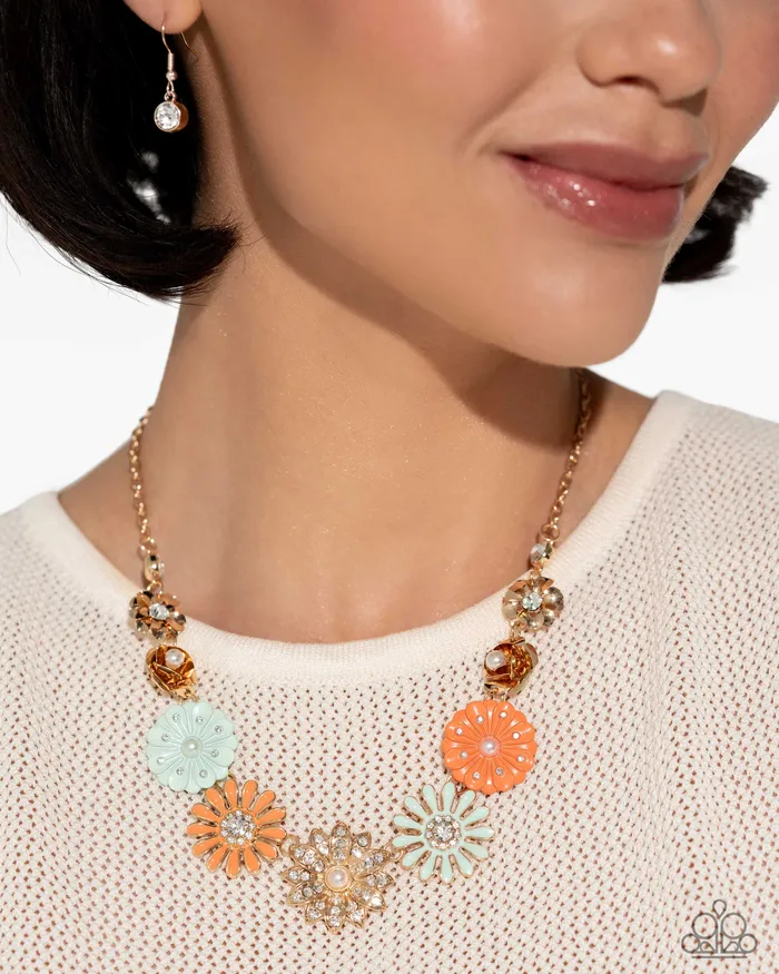 Necklaces Paparazzi Accessories Garden Gesture Multi Necklace Jewelry by Bretta