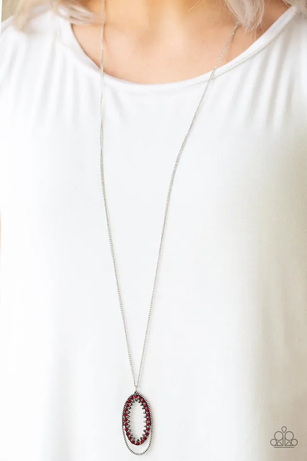 Necklaces Paparazzi Accessories Money Mood Red Necklace Jewelry by Bretta