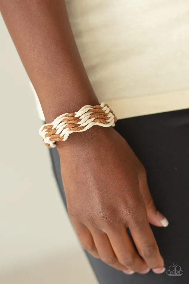 Paparazzi Accessories Bracelets WEAVE High and Dry Brown Urban Bracelet Jewelry by Bretta Paparazzi Accessories Bracelets WEAVE High and Dry Brown Urban Bracelet Jewelry by Bretta