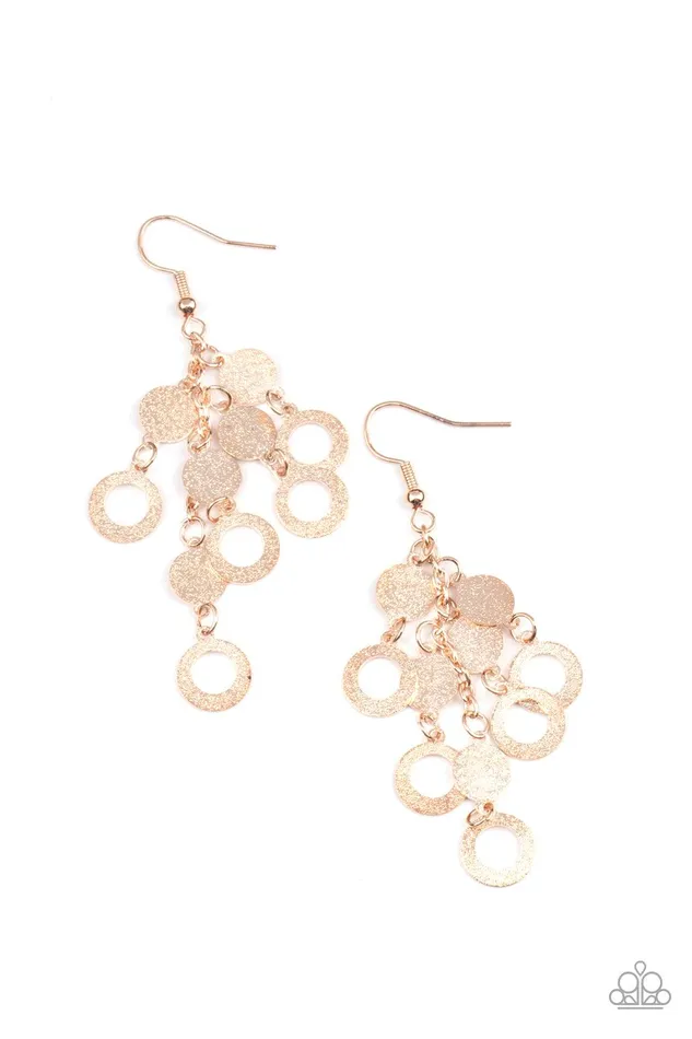 Paparazzi Accessories Earrings Im Always BRIGHT Rose Gold Earrings Jewelry by Bretta