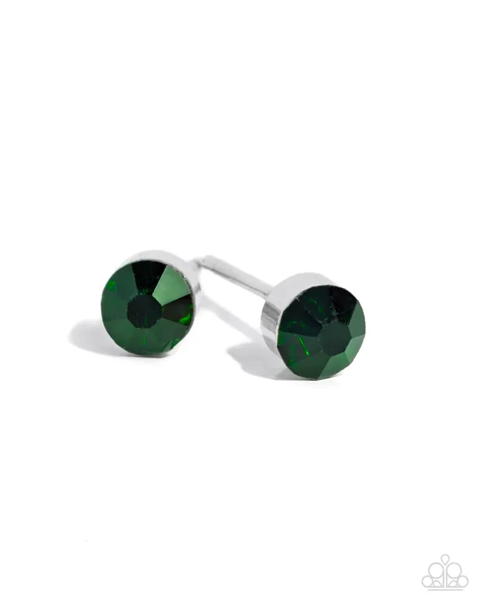 Paparazzi Accessories Earrings Logical Light Green Earrings Jewelry by Bretta