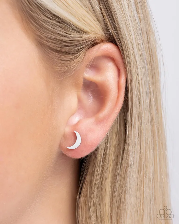 Paparazzi Accessories Earrings Stainless Space Silver Earrings Jewelry by Bretta