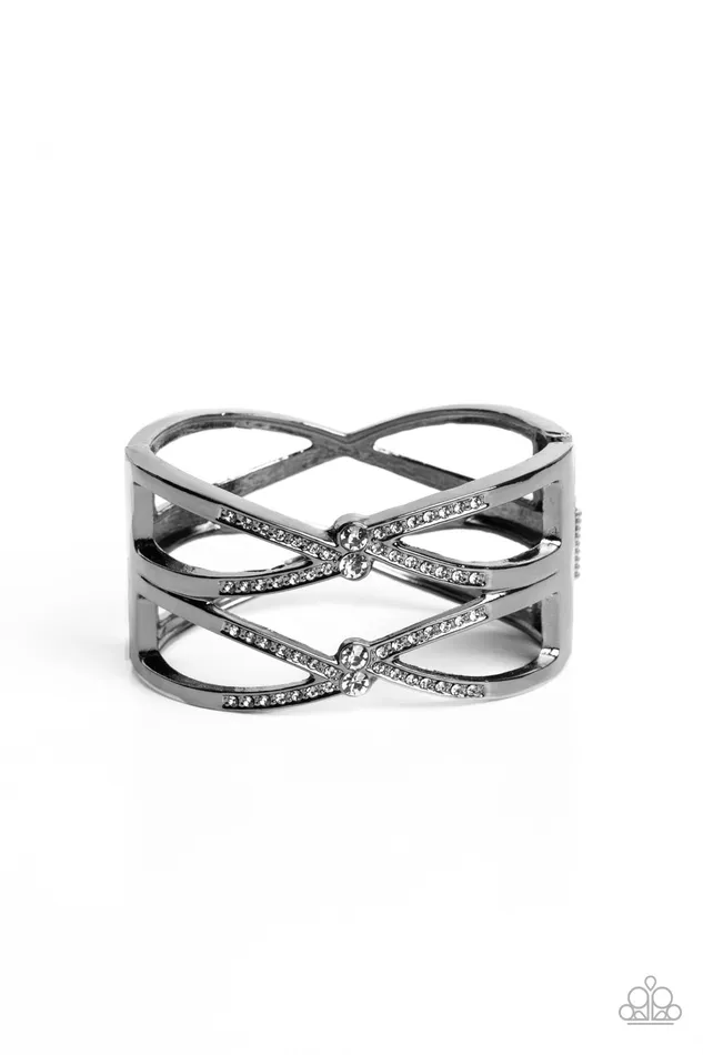 Paparazzi Accessories Entrancing Etiquette Black Bracelet Jewelry by Bretta Bracelets