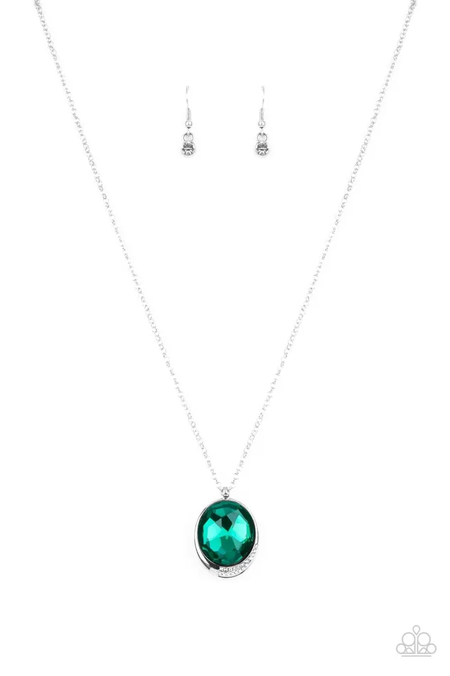 Paparazzi Accessories Necklaces Fashion Finale Green Necklace Jewelry by Bretta
