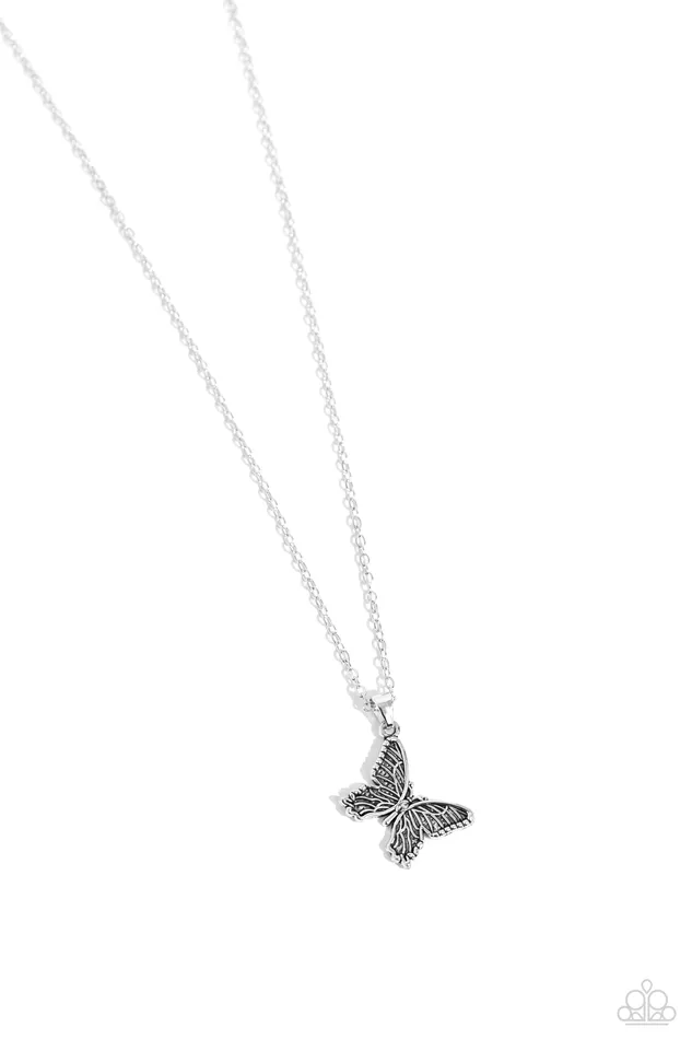 Paparazzi Accessories Necklaces Midair Magic Silver Necklace Jewelry by Bretta