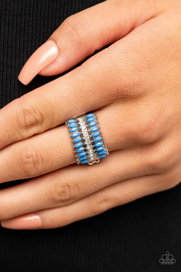 Paparazzi Accessories Rings Cinematic Couture Blue Ring Jewelry by Bretta