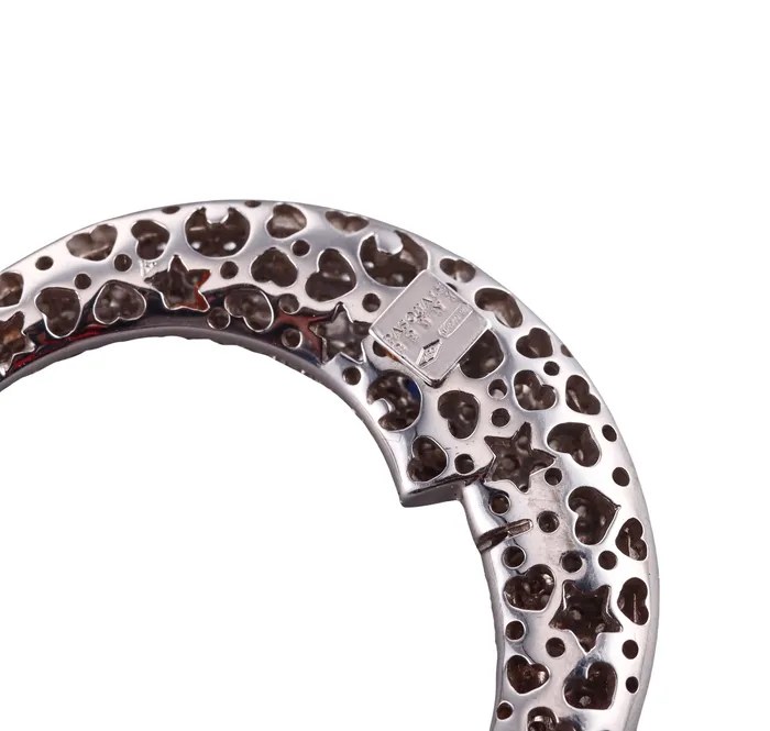 Pasquale Bruni Necklaces Pasquale Bruni Gold 445ctw Diamond Half Moon Necklace