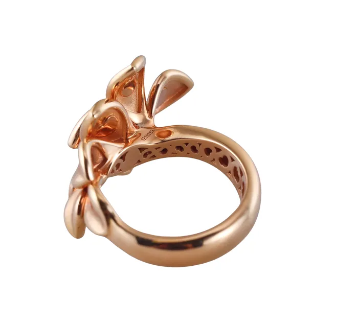 Pasquale Bruni Rings Pasquale Bruni Rose Gold Giardini Segreti Flower Ring