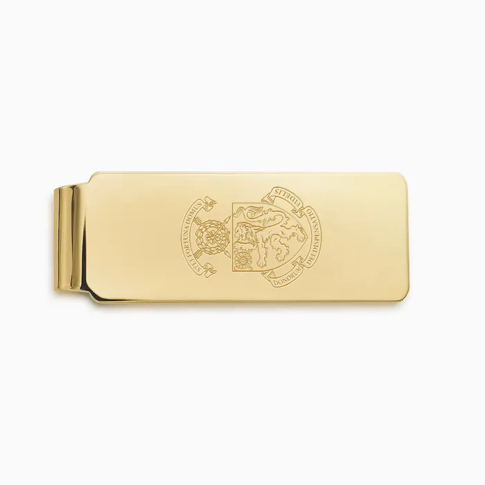 PreStyled Sets Sandy Steven Engravers Engravable StraightEdge 14k Yellow Gold Money Clip