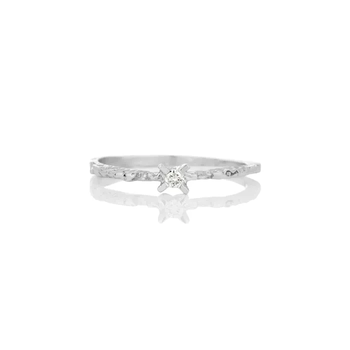 Rings AURUM by Gubjrg Womens diamond ring NANOOK