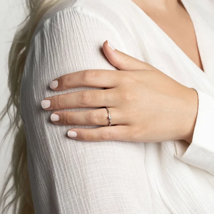 Rings AURUM by Gubjrg Womens diamond ring NANOOK