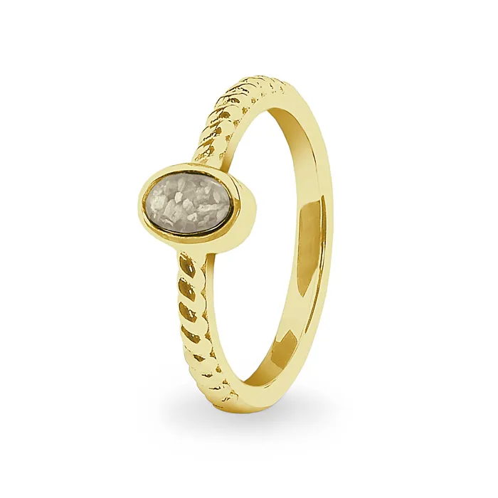 Rings EverWith EverWith Ladies Petite Guard Memorial Ashes Ring
